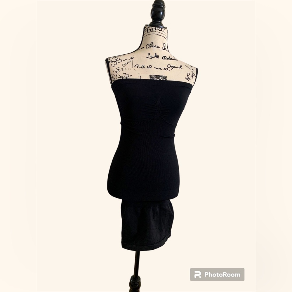 Julie France body shaper . Strapless poly spandex . 25 inches top to hem Lrg